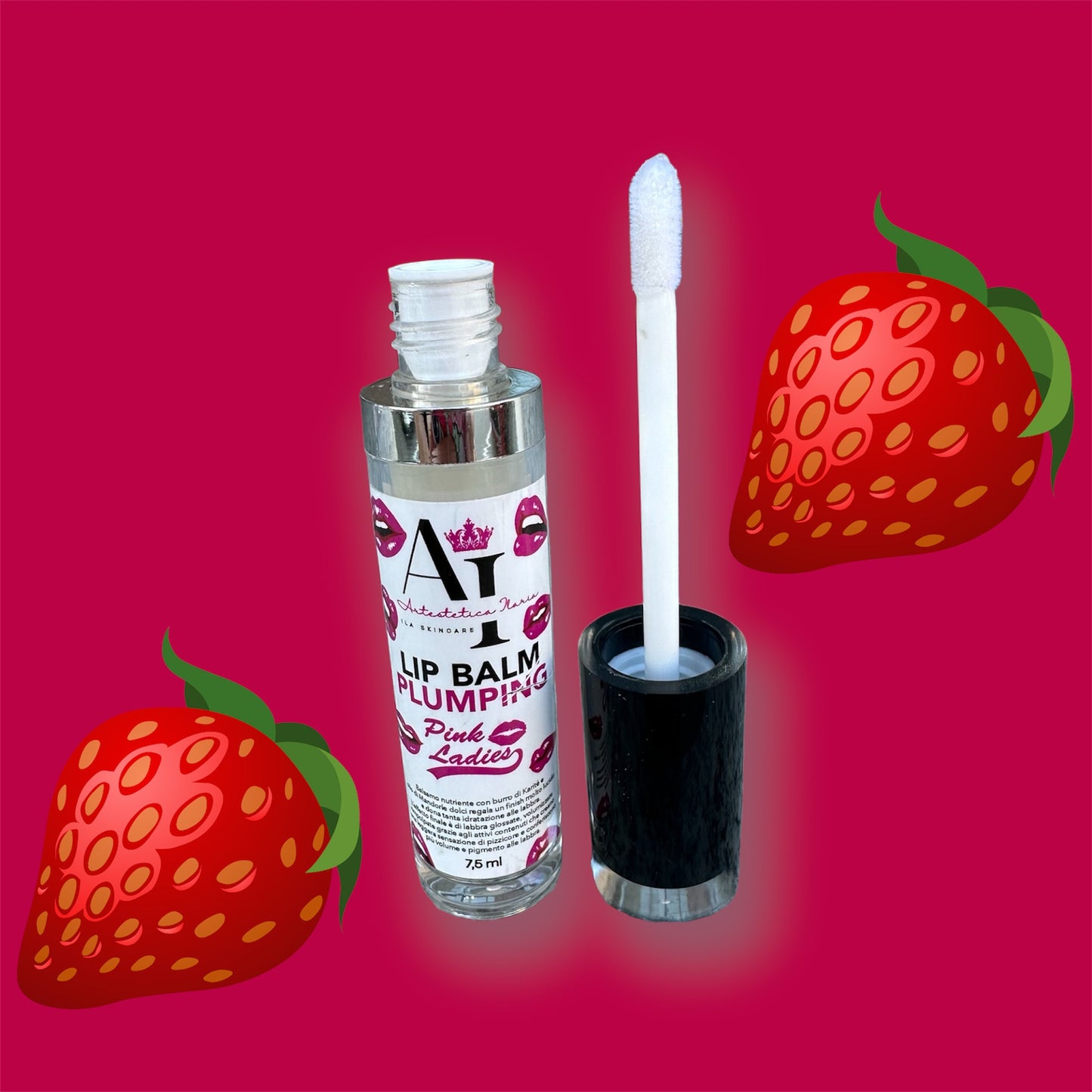 Lip balm rosa alla fragola