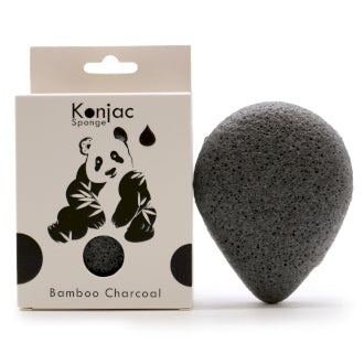 TKong-01 Spugna Konjac a Goccia carbone di Bambù -Antibatterica